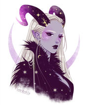 Purple Demongirl